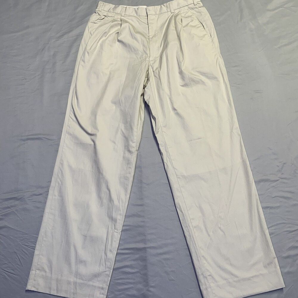 Vintage 1990s Paolo Gucci Dress Pants - Men 30X32 White Pant Preppy